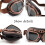 kucehiup Vintage Aviator Γυαλιά Μοτοσικλέτας (Χάλκινο πλαίσιο Σκοτεινοί φακοί) 5