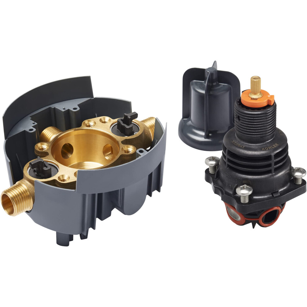 Photos - Other Bathroom Accessories Kohler K28304-KS-NA Rite-Temp Thermostatic Valve Body And Cartridge Kit With Service Stops N/A K-28304-KS