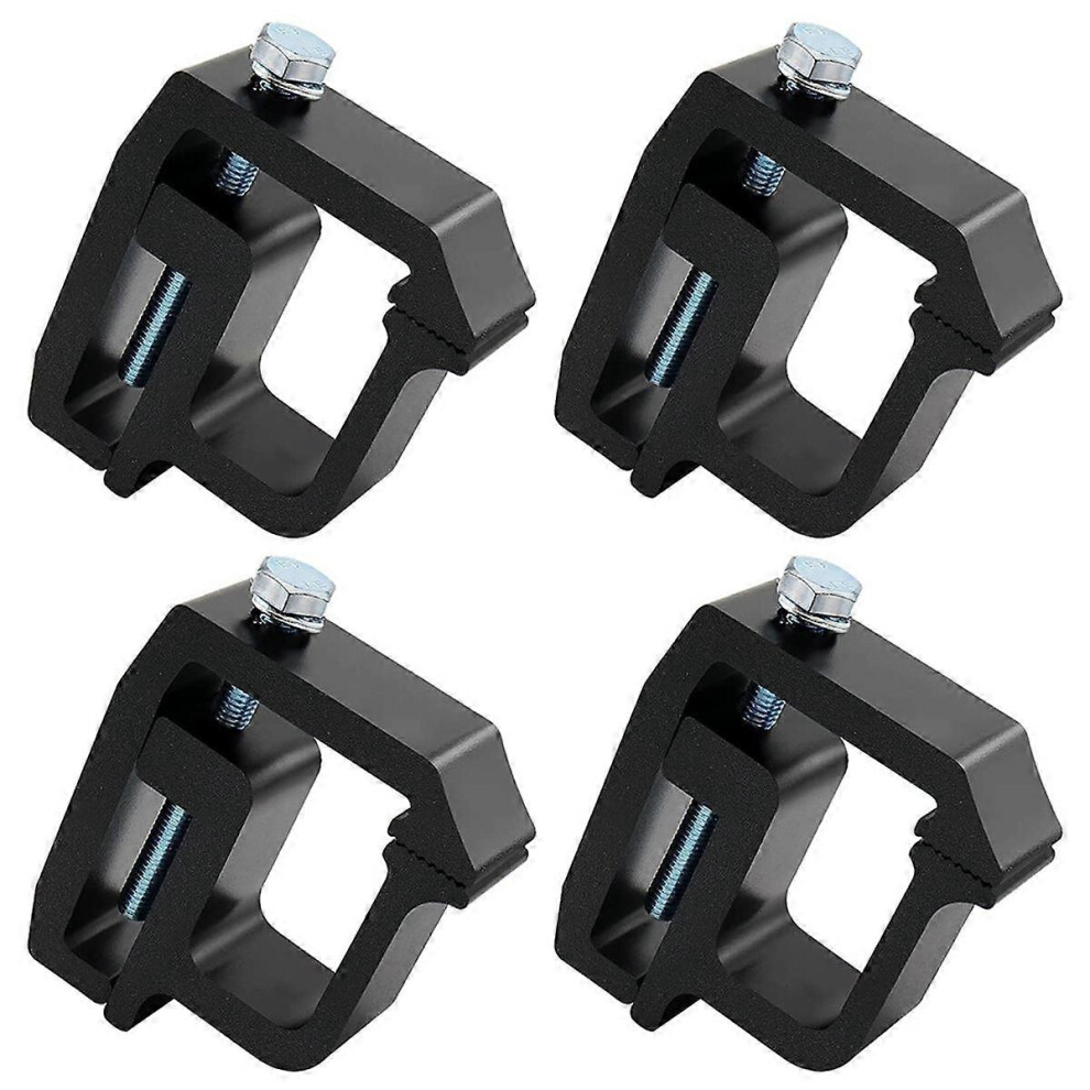 4PCS Mounting Clamps Ladder Rack Clamps Truck Cap Topper Shell Heavy Duty for 1500/2500