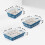 Wisenvoy bageform Keramisk lasagne pande gryderet 3-delt bageformss?t Bageforme Bages?t Bageforme s?t 2