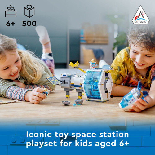 LEGO LEGO City Σεληνιακό Διαστημικό Σταθμό, 60349, Σετ με Κάψουλα, Εργαστήρια & 5 Αστροναύτες 1