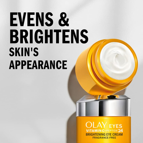 Olay Vitamin C + Peptide 24 Κρέμα Ματιών, Χωρίς Άρωμα, 0.5 oz + Σετ Μοναδικού Δώρου 2