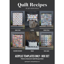 Quilt Recipes Box Set of 6 Acrylic Template Sets by Jen Kingwell