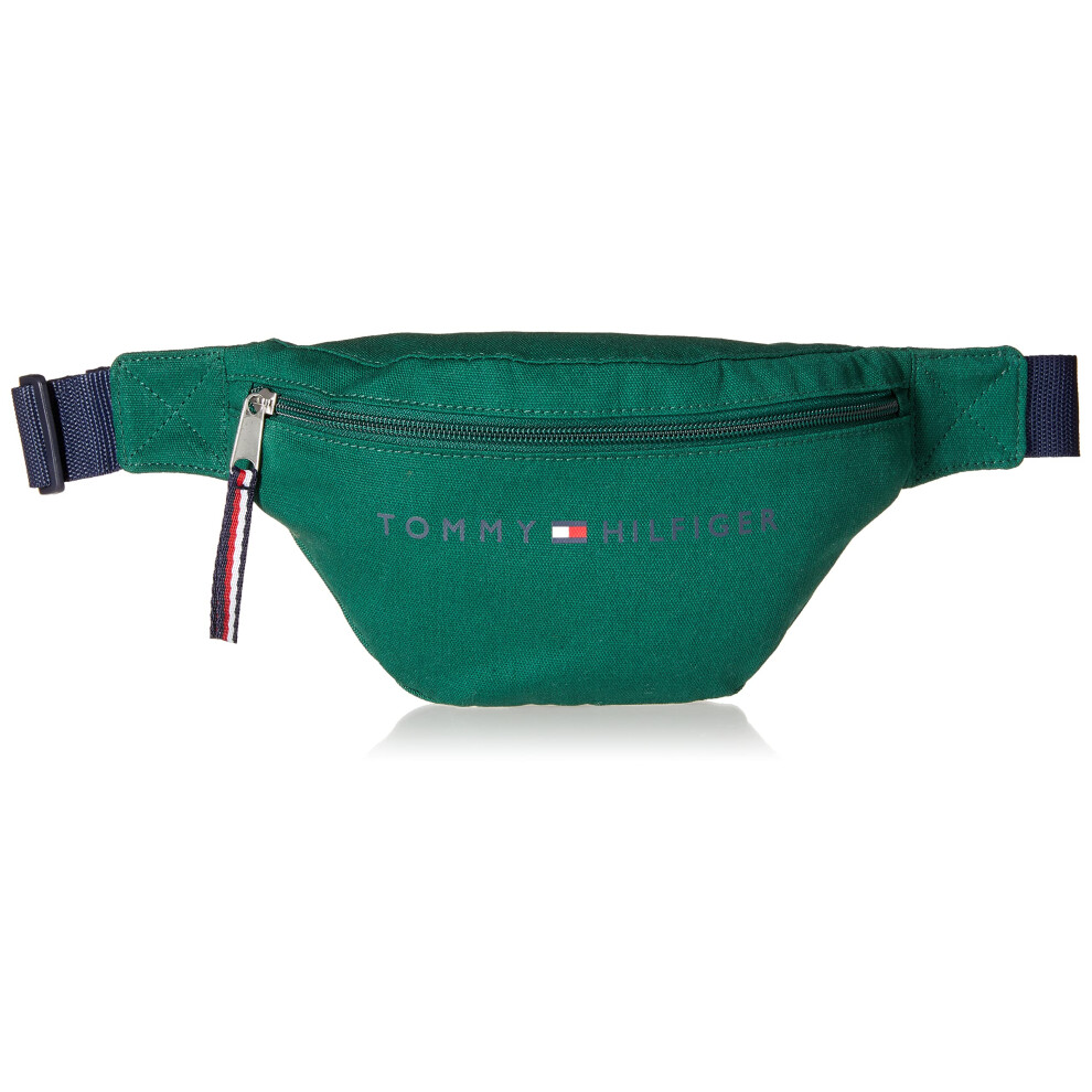 Tommy Hilfiger mens Jackson Fanny Pack  Darkened Emeral  One Size US