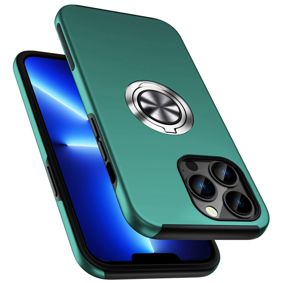 Pelepues Shockproof Case For Iphone 13 Pro 6.1'' [Embedded Finger Rin 9778147938074