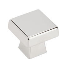 Amerock | Cabinet Knob | Polished Chrome | 1-1/2 inch (38 mm) Length | Blackrock | 1 Pack | Drawer Knob | Cabinet Hardware