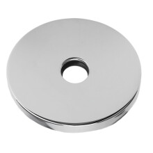 Corla Flange de Chuveiro Moderno 4" | Tampa de Substituição Universal (Cromado)