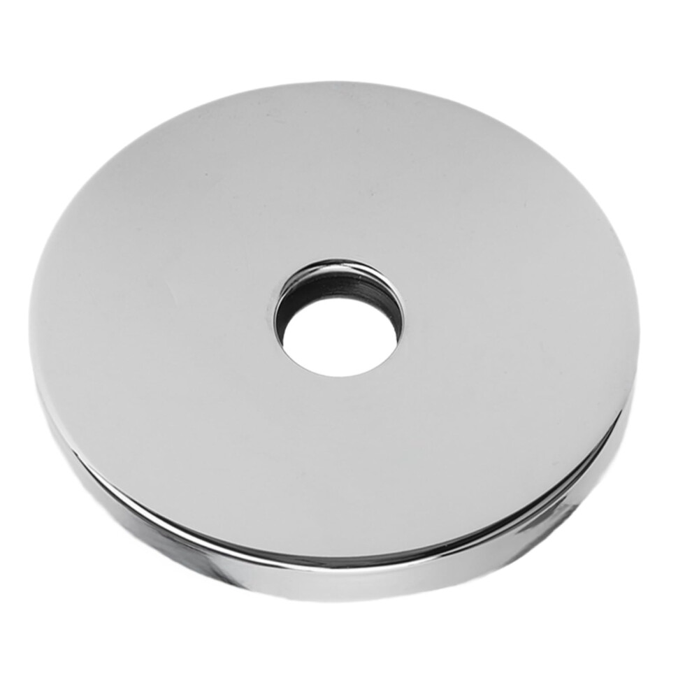 Corla 4 Modern Oversized Shower Arm Flange Universal Replacement Escutcheon Cover Plate Chrome 681142297536