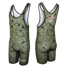 Pnsk zpasov tlko Exxact Sports Digital Camouflage Vysoce vkonn silov tlko na zpas pro mue (AL Green Camo)