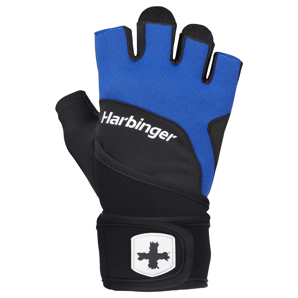 Harbinger Training Grip Wristwrap Weight Lifting Gloves Unisex Mediu