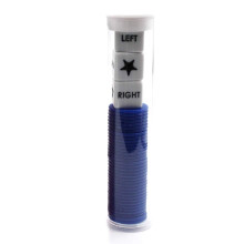 Juego de Dados Spidfee Rigth Left Center con 3 Dados + 36 Fichas, Fichas Azules