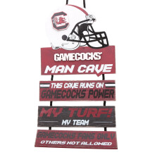 FOCO South Carolina Gamecocks NCAA 2018 Helmet Mancave Sign
