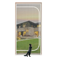 Versterkte kattenhordeur Ritshordeur past op deurmaat 38''x 82'' Katbestendige gaasdeur voor het binnen en buiten houden van katten voor woonkamer sl