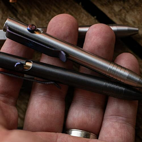 BIG IDEA DESIGN Mini Bolt Action Pen (Titanium - DLC Black) 1