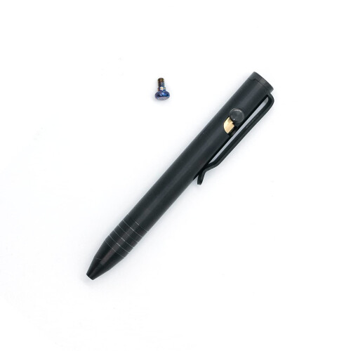 BIG IDEA DESIGN Mini Bolt Action Pen (Titanium - DLC Black)