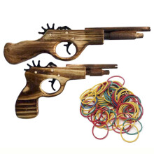 2 puisen kuminauha-aseen k   sintehty leikkisetti haulikkolelu feikkiaselelu minigun lapsille