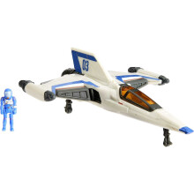 Mattel Disney und Pixar Lightyear Hyperspeed Serie, Buzz Lightyear Mini Figur & XL-03 Raumschiff, 6,3 Zoll
