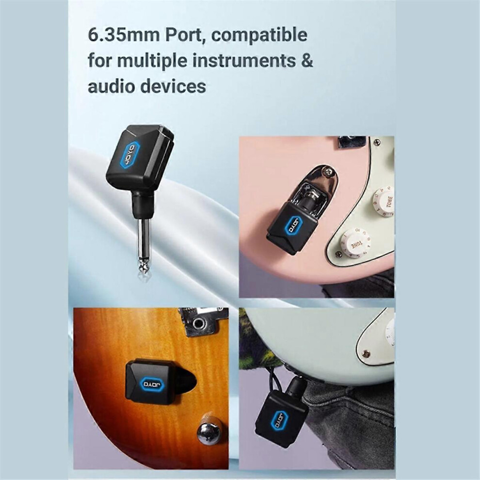 -06 Wireless Guitar System 5.8GHz Digital Wireless Guitar Transmitter and Receiver for Electric Blowpipe Guitar Bass