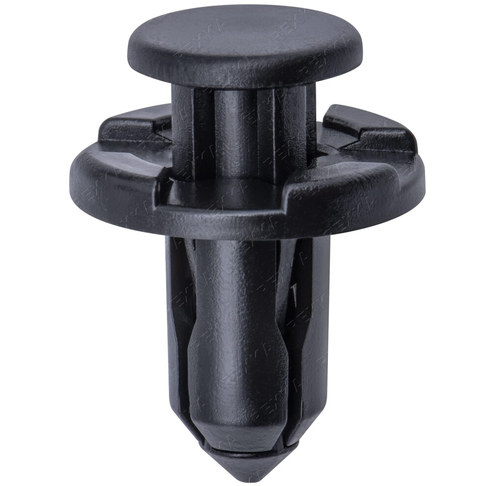 Rexka 20Pcs 10Mm Hole Push Pull Plastic Rivet Clip Compatible With Tes 643375928915