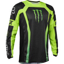 Fox Racing Heren 180 Monster Motocross Jersey, Zwart, X-Large