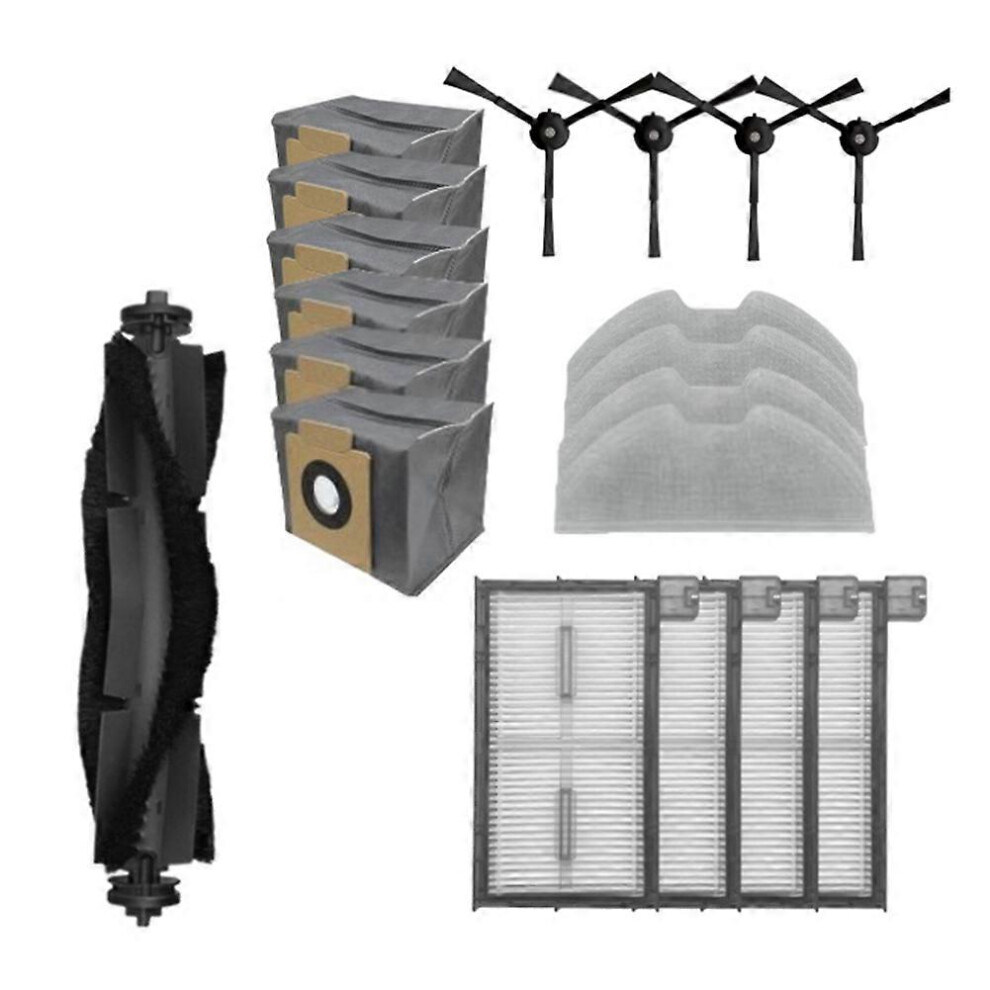 Replacement for X8 Pro Serie Vacuum Cleaner Spare Replacement Main Roller Brush Filter Side Brush Mop Dust Bag
