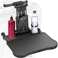 TUEOU Car Seat Tray Table - Foldable Car Kids Passenger Roadtrip Eatin