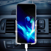 SUNcARAccL Bling auto Telefon Halter 360 Grad Einstellbar kristall Auto