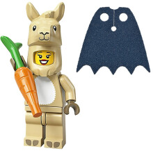 LEGO Minifigurer Serie 20 - Llamakostym Flicka med Bonus Blå Cape - 71027
