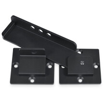 GreaTalent 7,5"""" Flip Gate L?sel?s med H?ngel?shul 4mm Heavy Duty Aluminiumslegering Justerbar D?rl?s til Skyde- og Sving?ben D?r Udend?rsport Tr