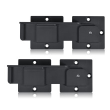 GreaTalent 7,5"""" Flip Gate L?sel?s med H?ngel?shul 2Pak 4mm Heavy Duty Aluminiumslegering Justerbar D?rl?s til Skyde?ben D?r Udend?rsport Tr?hegn