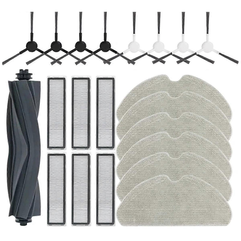 21PCS Accessories Kit for Bot D10s / D10s Pro Robot Vacuum Cleaner Roller Side Brush Hepa Filter Mop Pad Parts