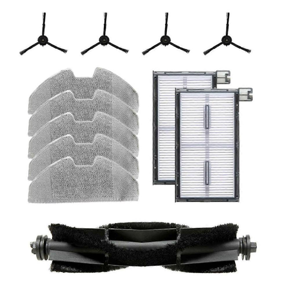 12PCS for X8 Pro Serie X8 Pro Robot Vacuum Cleaner Spare Replacement Main Side Brush HEPA Filter Mop Cloth Kit