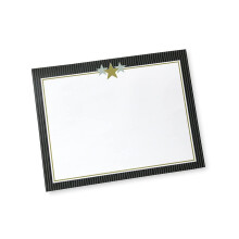 Gartner Studios Gold and Silver Stars Certyfikat Papier papiery papiernicze szczegly 8,5 x 11 75 Count 95180