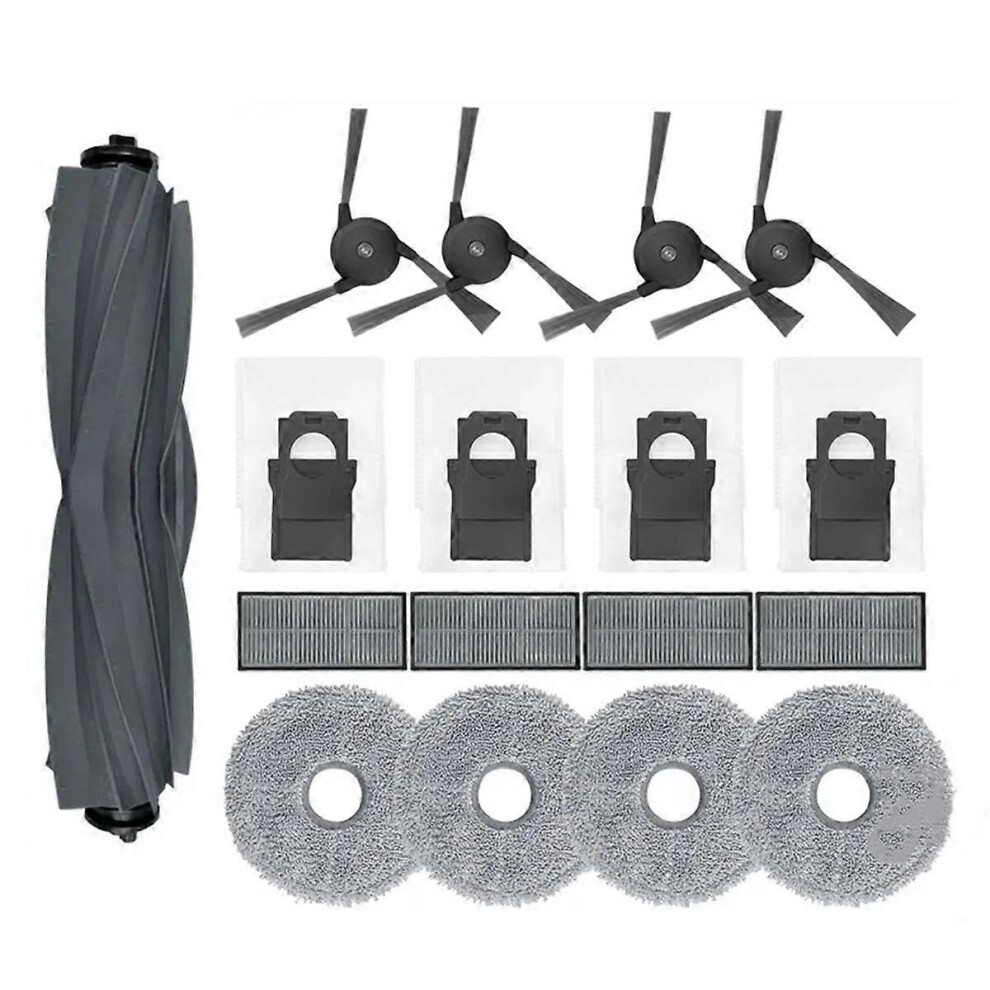 For X40 X40 Pro Robot Vacuum Cleaner Spare Parts Accessories Main Side Brush Hepa Filter Mop Cloth Dust Bags