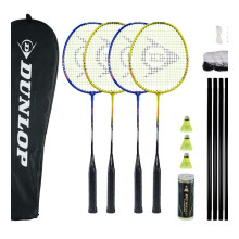 Dunlop Sports Nitro-Star SSX 1.0-4 Player Badminton Set with Net
