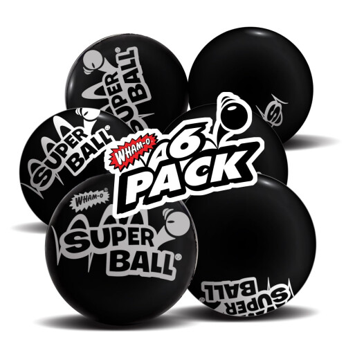 Wham-O The Original Superball with Zectron (6 Pack Bundle) 1