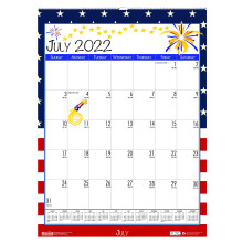 WALL CALENDAR SEASONAL JUL-JUN