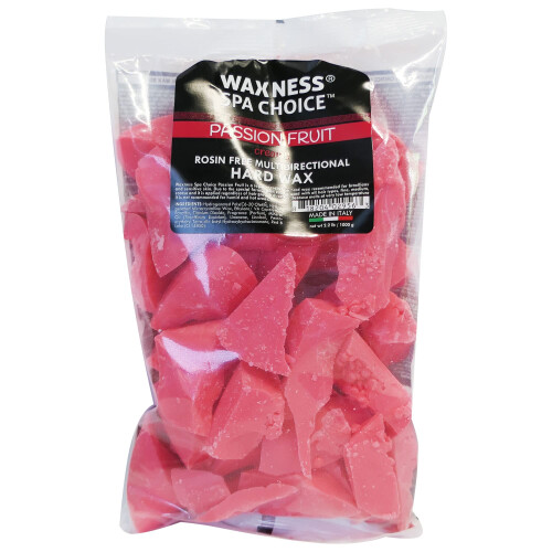 Waxness Spa Choice Ροζίν Free Πολυκατευθυντική Σκληρή Κερί Φρούτο του Πάθους 2.2 lb / 1 kg 1