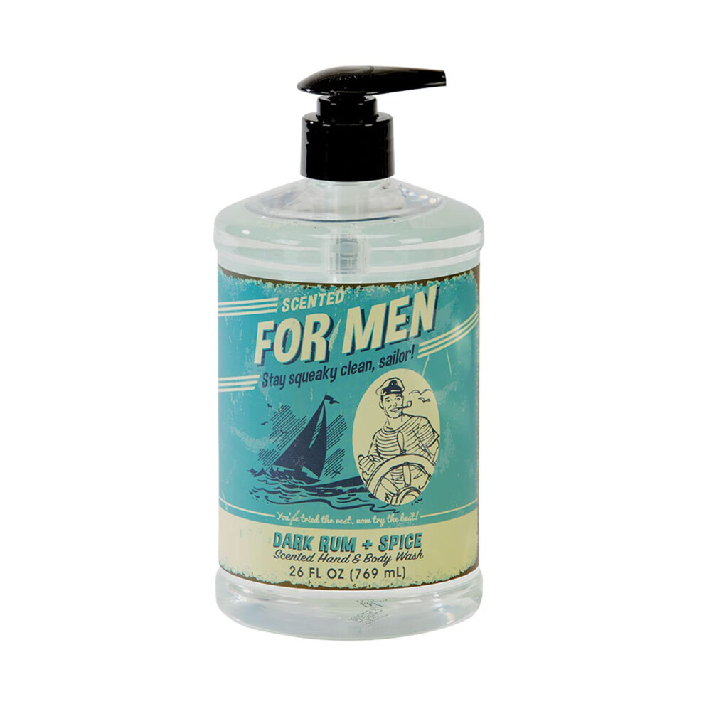 San Francisco Soap Company Scented for Men Dark Rum and Spice Hand and Body Wash-image-OPC-PFN5MCY-NEW