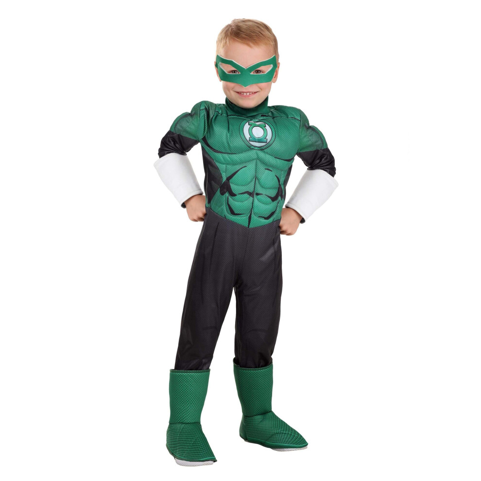 Fun Costumes Deluxe Green Lantern Kost M F R Kleinkinder, Superheldenanzug, Gr E M-image