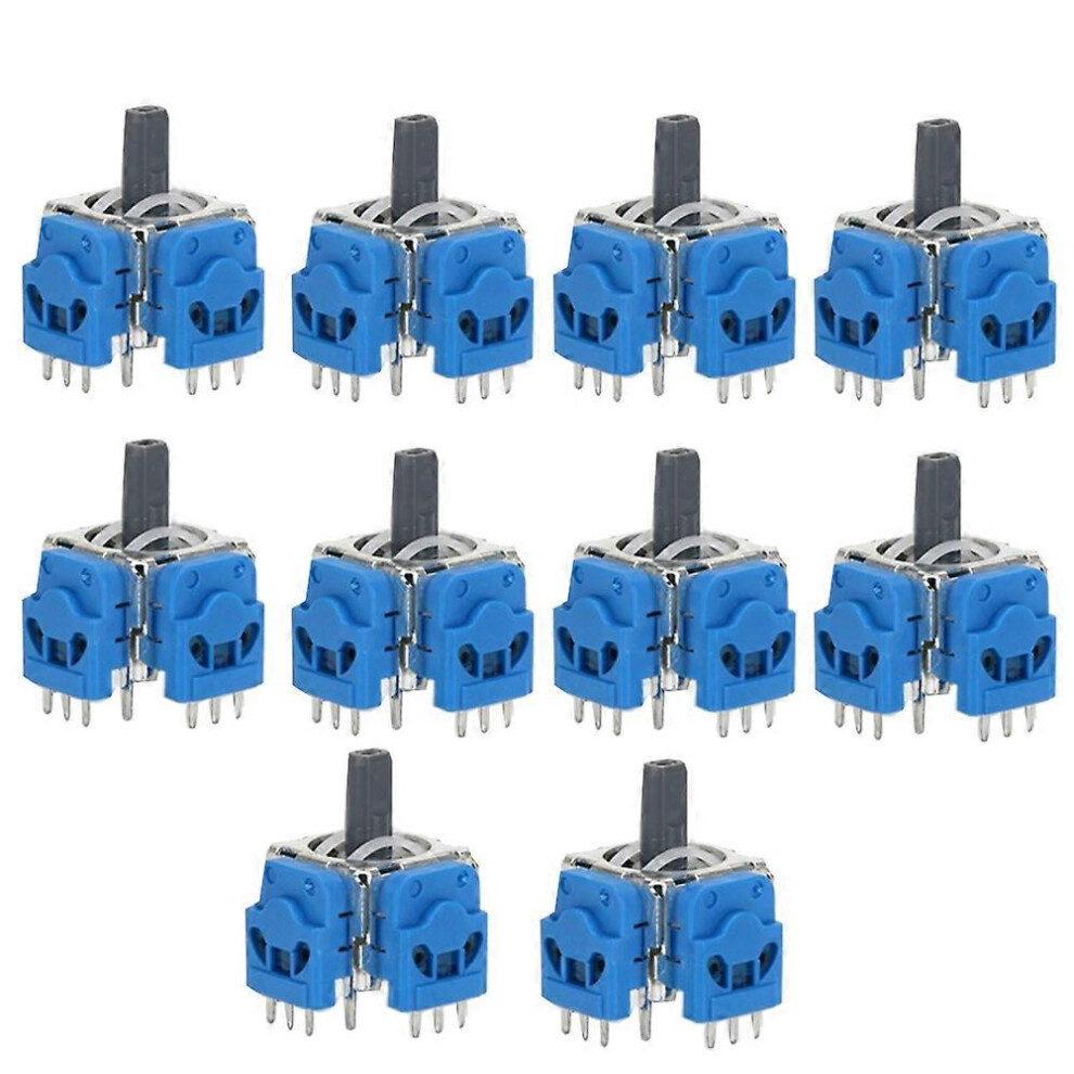 10PCS Hall Joystick for Game Console Electromagnetic Joystick Anti-Drift 3D Joystick Analog Sensor Potentiometer