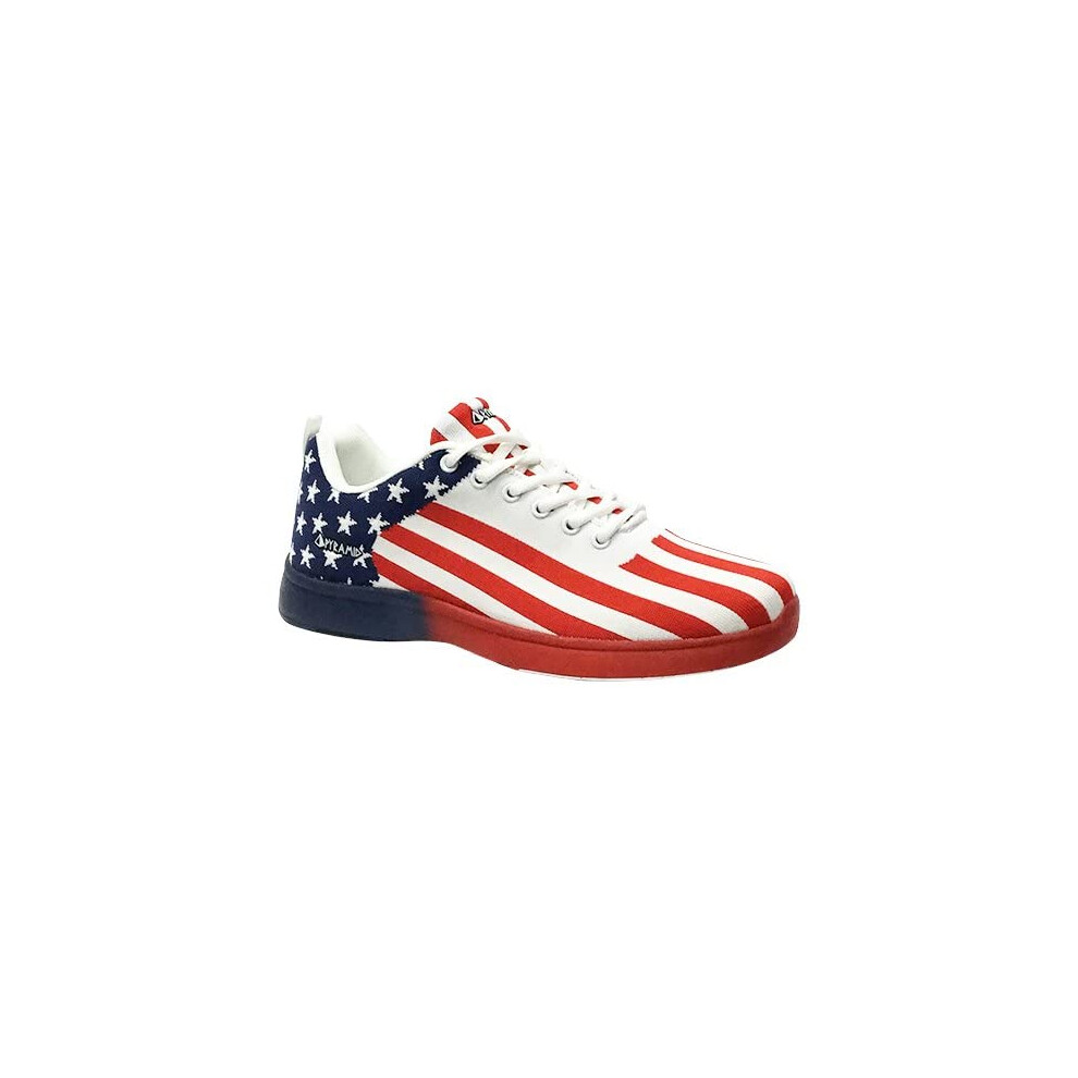 Photos - Other Inventory Pyramid Men's Path Lite Seamless Mesh Bowling Shoes - USA Flag Size 13 B09SMTXD1D