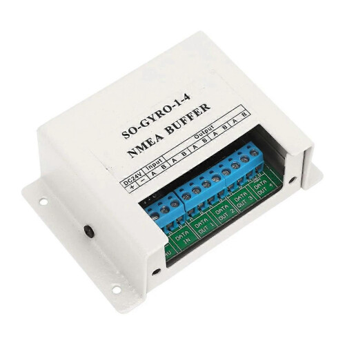 NMEA0183 NMEA Buffer -1-4 NMEA 1 Input, 4 Output Marine Serial Line Splitter Isolating Buffer for 24V Circuit Systems 1