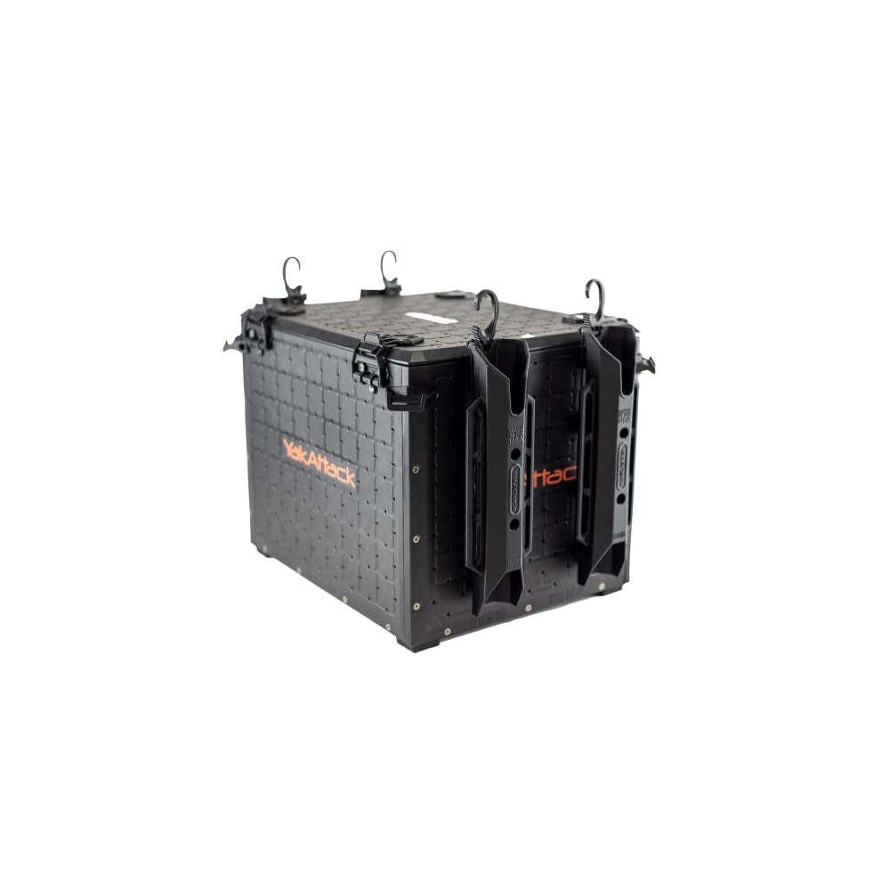 YakAttack BlackPak Pro Kayak Fishing Crate - Includes 4 Attachable Fis