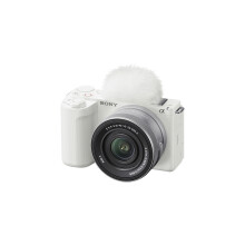Sony ZV-E10 II Spiegellose Kamera mit 16–50 mm Objektiv (Weiß)
