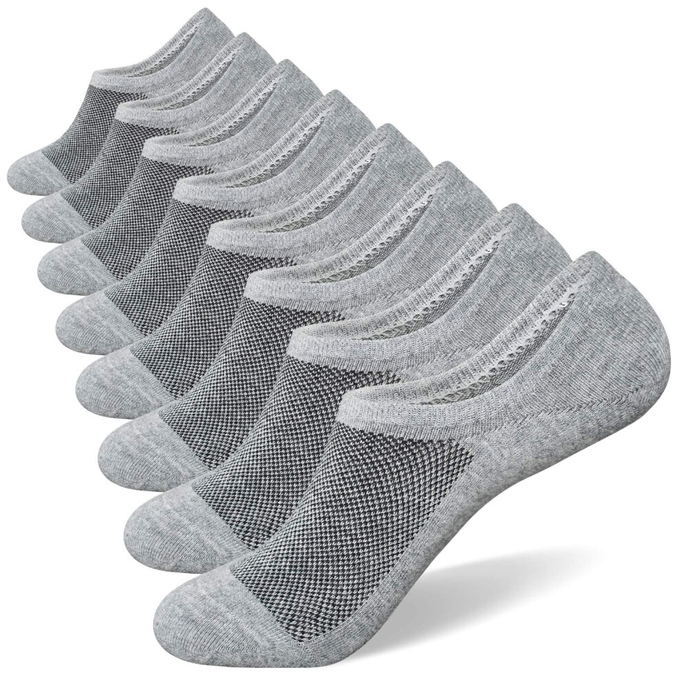 SIXDAYSOX Mens No Show Socks Loafer Sneakers Low Cut Cotton Socks With