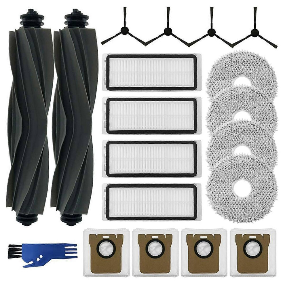 For L20 Ultra and Mop Robot Vacuum Cleaner Main Side Brush HEPA Filters Mop Cloth Dust Bags Accessories
