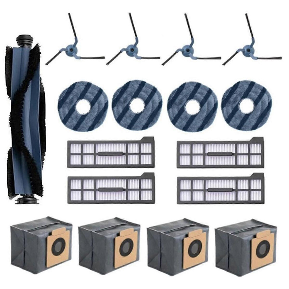 For X10 Pro Omni Robot Vacuum Cleaner Main Side Brush Mop Cloth Hepa Filter Dust Bags Accessories Spare Parts