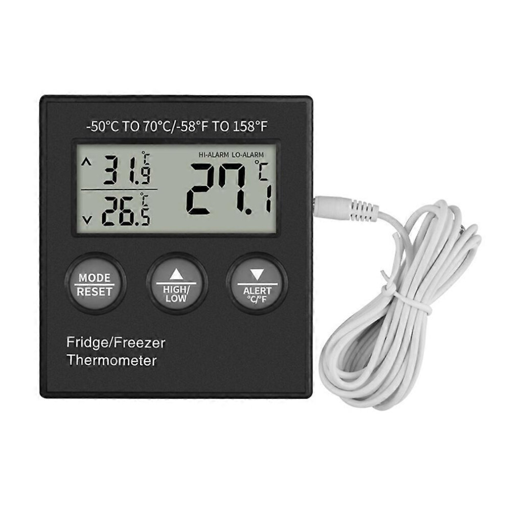 Mini Fridge Thermostat Electronic Digital Thermometer for Household Refrigerator High Low Temperature Alarm -50-70