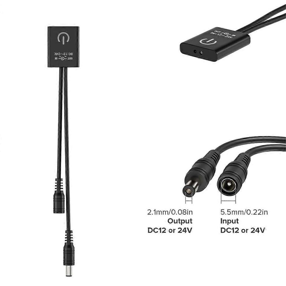 DC 12V 24V Mini IR Sensor Switch Controller Infrared Motion Sensor Switch for Low Voltage Kitchen Lamp LED Light Strip
